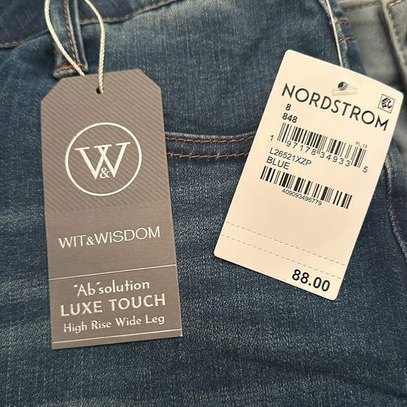 Wit & Wisdom Blue Flare Jeans - Picture 4 of 4